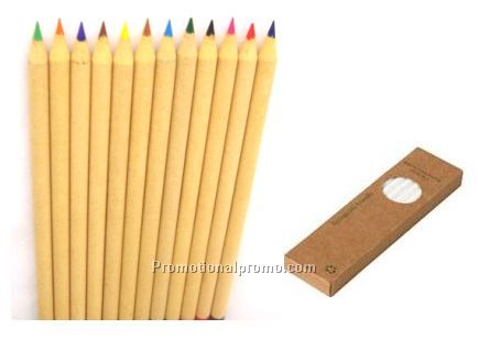 Recycled color pencil set