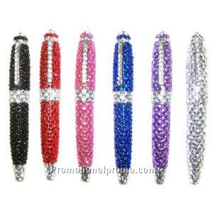 Bling pen, Bling diamond shining crystal ballpoint pen,jewelled crystal bling pen
