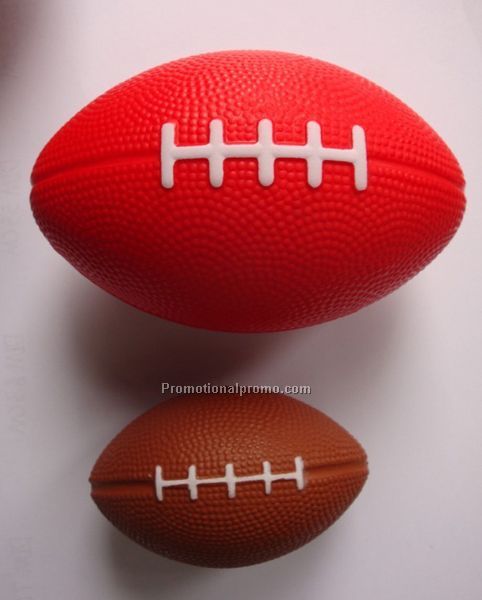 Big PU rugby stress ball
