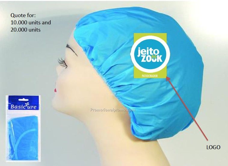 Custom-made EVA shower cap