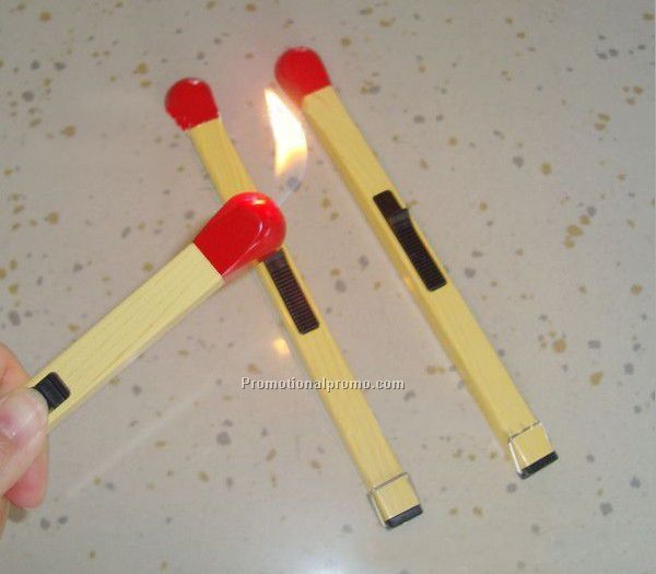 Match shape lighter, Promotional lighter in match shape