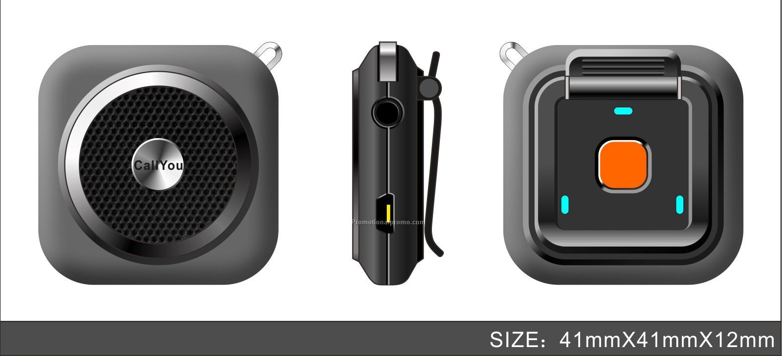 4 in 1 bluetooch earphone and speaker with anti-theft function