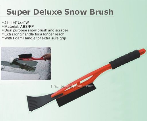 Plastic long ice scraper