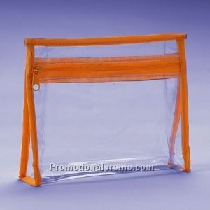 Vinyl zipper bag, cosmetic bag