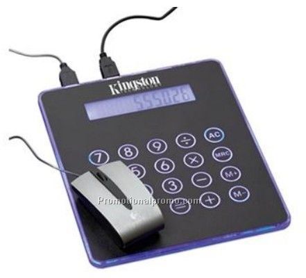 Lightweight mousepad calculator hub