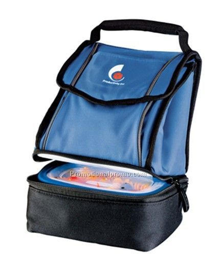 Dual Compartment Lunch Cooler
