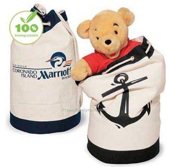 Classic drawstring duffel bag